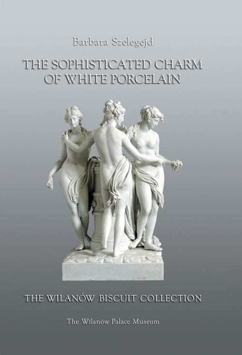 Okładka do publikacji "The Sophisticated Charm of White Porcelain. The Wilanów Bisquit Collection" przedstawia rzeźbę w stylu klasycystycznym. Są to trzy półnagie kobiety stojące przy studni. 